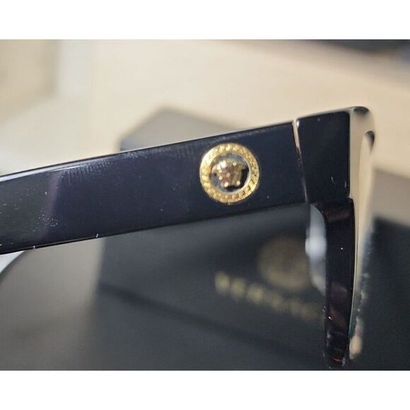 New Authentic Versace 3266 GB1 Eyeglasses Black 55-17 145 - Picture 4 of 7